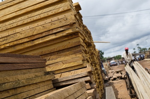Traders in Yaounde’s timber markets say they want the industry to be formalised. Ollivier Girard/CIFOR.